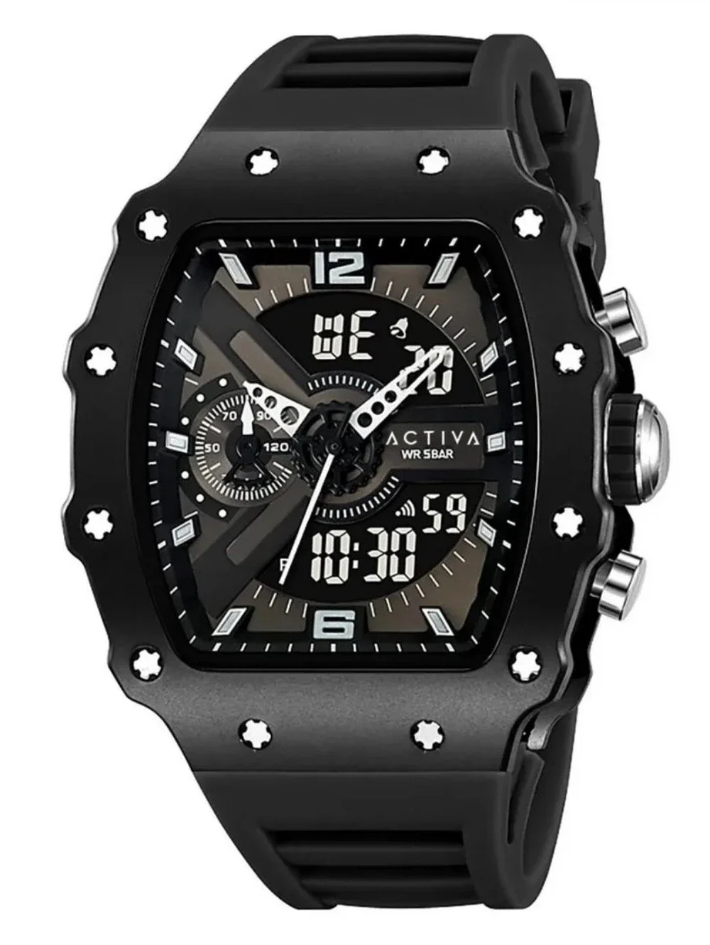 NWT ACW2398-005 Activa X Invicta Men's Digital Chronograph Spory Watch - 44.3mm